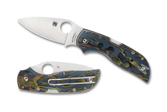 Spyderco Chaparral Raffir Noble Handle Folding Knife – PlainEdge, Stainless Steel - C152RNP - Gear Supply Company
