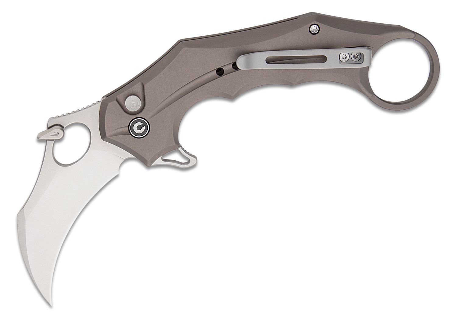 Boker Plus Exclusive HEL Karambit Flipper Knife, Black Blade