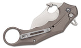 CIVIVI Knives Incisor II Karambit Flipper Knife 2.02" Satin Hawkbill Blade, Gray Aluminum Handles - C16016B-3 - Gear Supply Company