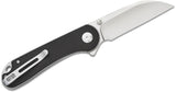 CIVIVI Knives Elementum Liner Lock Flipper Knife 2.97"  Satin Wharncliffe, Black G10 Handles – C18062AF-1 - Gear Supply Company
