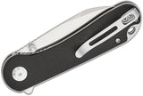 CIVIVI Knives Elementum Liner Lock Flipper Knife 2.97"  Satin Wharncliffe, Black G10 Handles – C18062AF-1 - Gear Supply Company