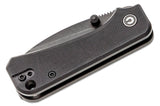 CIVIVI Knives Baby Banter Folding Knife 2.34" Nitro-V Black Stonewashed, Black G10 Handles -  C19068S-2 - Gear Supply Company