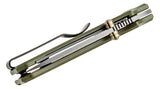 CIVIVI Knives Baby Banter Folding Knife 2.34" Nitro-V Stonewashed, Green G10 Handles -  C19068S-5 - Gear Supply Company