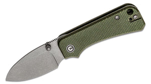 CIVIVI Knives Baby Banter Folding Knife 2.34" Nitro-V Stonewashed, Green Micarta Handles -  C19068SB-1 - Gear Supply Company