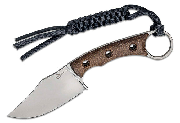 CIVIVI Midwatch Fixed Blade Knife 3.39
