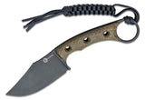 CIVIVI Midwatch Fixed Blade Knife 3.39" N690 Bead Blasted Clip Point, Green Burlap Micarta Handles, Kydex Sheath – C20059B-2 - Gear Supply Company
