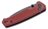 CIVIVI Altus Folding Knife 2.97" Nitro-V Black Stonewashed Drop Point Blade, Burgundy G10 Handles – C20076-2 - Gear Supply Company