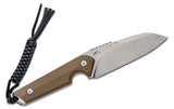 CIVIVI Maciej Torbe Kepler Fixed Blade Knife 4.48" 9CR18MoV Satin Sheepsfoot Blade, Tan G10 Handles, Kydex Sheath -  C2109A - Gear Supply Company