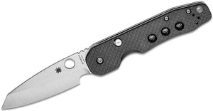 Spyderco Smock Compression Lock Knife Carbon Fiber (3.4" Satin) C240CFP - Gear Supply Company
