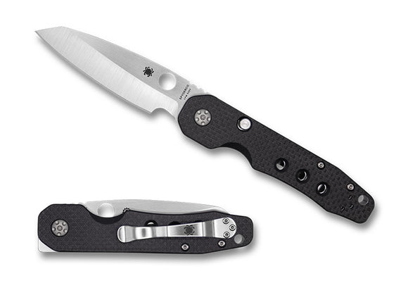 Spyderco Smock (new large pivot) Compression Lock Knife Carbon Fiber (3.4