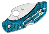 Spyderco Dragonfly 2 Wharncliffe Lightweight Folding Knife With Blue FRN Handles - C28FP2WK390 - Gear Supply Company