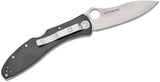 Spyderco Centofante 3 Lockback Knife With Carbon Fiber Handles, 3.125" CPM-CruWear Drop Point Blade - C66CFP3