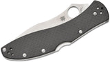 Spyderco Centofante 3 Lockback Knife With Carbon Fiber Handles, 3.125" CPM-CruWear Drop Point Blade - C66CFP3