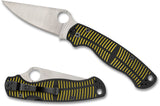 Spyderco Paramilitary 2 Salt Compression Lock Folding Knife 3.45" CPM-MagnaCut Satin Blade, Yellow/Black G10 Handles - C81GBKYLMCP2