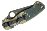 Spyderco Paramilitary 2 Folding Knife 3.42" CPM-S45VN Black Plain Blade, Digital Camo Handles - C81GCMOBK2