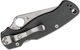 Spyderco Paramilitary 2 Folding Knife Compression Lock 3.47" Maxamet Satin Blade With Grey G10 Handles - C81GPDGY2 - Gear Supply Company