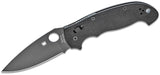 Spyderco Manix 2 XL Folding Knife 3.88" S30V Black Plain Blade, Black G10 Handles, Ball Bearing Lock - C95GPBBK2