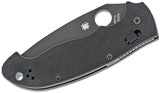 Spyderco Manix 2 XL Folding Knife 3.88" S30V Black Plain Blade, Black G10 Handles, Ball Bearing Lock - C95GPBBK2