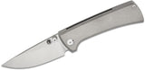 Chaves Knives Liner Lock Stonewash Titanium With M390 Satin Blade Pocket Knife - RCK9/DP/SWTI/BF - Gear Supply Company