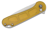 CIVIVI Knives Button Lock Elementum II Flipper Knife 2.96" Nitro-V Satin Drop Point Blade, Polished Ultem Handles - C18062P-7 - Gear Supply Company