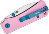 CIVIVI Knives Ben Petersen Baby Banter Folding Knife 2.34" Nitro-V Satin Blade, Powder Pink G10 Handles, Liner Lock -  C19068S-10 - Gear Supply Company