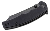 CIVIVI Knives P87 Flipper Knife 2.9" Nitro-V Blade Stonewashed Reverse Tanto Blade, Black G10 Handles, Liner Lock -  C21043-1 - Gear Supply Company