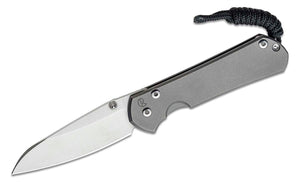 Chris Reeve Small Sebenza 31 Folding Knife 2.99" S35VN Stonewashed Insingo Blade With Glass Blasted Titanium Handles - S31-1685 - Gear Supply Company