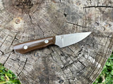 Edge Knife Works Exclusive Mini Huntsman Magnacut Steel Fixed Blade Knife With Mocha Micarta Handle - EKW0001