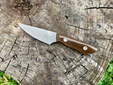 Edge Knife Works Exclusive Mini Huntsman Magnacut Steel Fixed Blade Knife With Mocha Micarta Handle - EKW0001