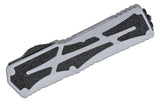 Heretic Knives Colossus Two-Tone Black S/E, Gray handle, Black Clip & Hardware H039-10A-GRAY - Gear Supply Company