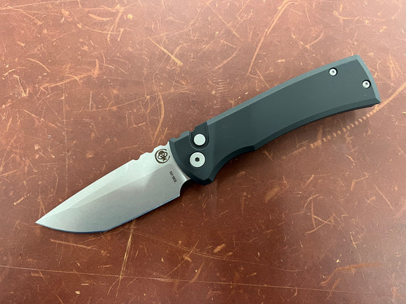 Chaves Knives -Pro-Tech Redencion 229 AUTO Folding Knife - Black Aluminum Handle