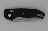 Three Rivers TRM Shadow River Lock Folding Knife G10 Jet Black Handles Stonewashed Blade - TRM-SHDW-BLK - Gear Supply Company