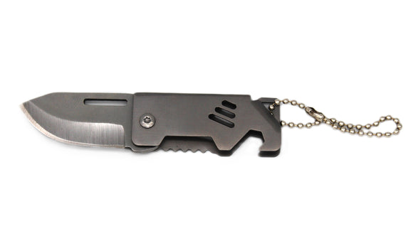 Gear Supply Company Small Steel Cannon Min Folding Keychain Knife/Box Cutter – GSC-002 - Gear Supply Company