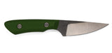 Edge Knife Works Exclusive Mini Huntsman Magnacut Steel Fixed Blade Knife With Green G-10 Handle – EKW0005