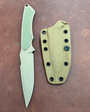 Spartan Blades Phrike - FDE Blade - Green Handle - Tan Kydex Sheath - Gear Supply Company