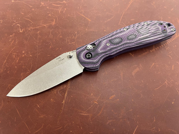 *Pre-Owned*Doug Ritter Mini-RSK® MK1-G2 Knifeworks Exclusive - G-Mascus® Purple G-10/Stonewashed - Gear Supply Company