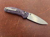 *Pre-Owned*Doug Ritter Mini-RSK® MK1-G2 Knifeworks Exclusive - G-Mascus® Purple G-10/Stonewashed - Gear Supply Company