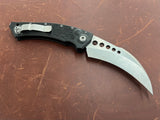 *PREOWNED* Microtech Hawk Automatic Knife (4" Stonewash) 166-10 - Gear Supply Company