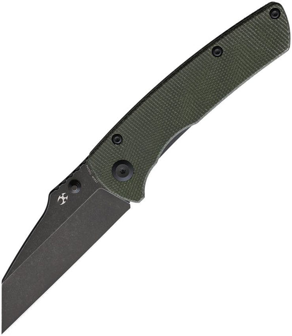 Kansept Knives - Main Street - Linerlock - Black / Green
