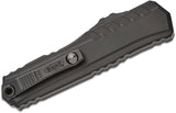 Microtech/DC Munroe 2023 Cypher II Tactical OTF AUTO 3.5" M390MK Black Reverse Tanto Blade, Milled Black Aluminum Handles - 1241-1T - Gear Supply Company