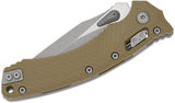 Microtech Amphibian RAM-LOK Manual Folding Knife 3.875" Bohler M390MK Apocalyptic Clip Point Plain Blade, OD Green Fluted G10 Handles, AXIS/Crossbar Lock – 137RL-10 APFLGTOD - Gear Supply Company