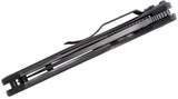 Spyderco Lightweight Tenacious Folding Knife 3.39" Black Oxide Plain Blade, Black FRN Handles, Liner Lock - C122PBBK - Gear Supply Company