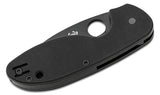 Spyderco Efficient Folding Knife 2.98" Black Blade, Black G10 Handles, Liner Lock - C216GPSBBK - Gear Supply Company