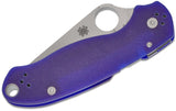 Spyderco Para 3 Folding Knife 3" S110V Satin Plain Blade, Blurple G10 Handles, Compression Lock - C223GPDBL - Gear Supply Company