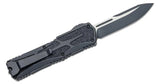 Heretic Knives Colossus Two-Tone Tactical S/E, Black handle, Black Clip & Hardware H039-10A-T - Gear Supply Company
