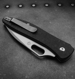 Serge Knife Co. Limited Carbon Fiber Handle Rager Button Locking Pocket Knife - Gear Supply Company