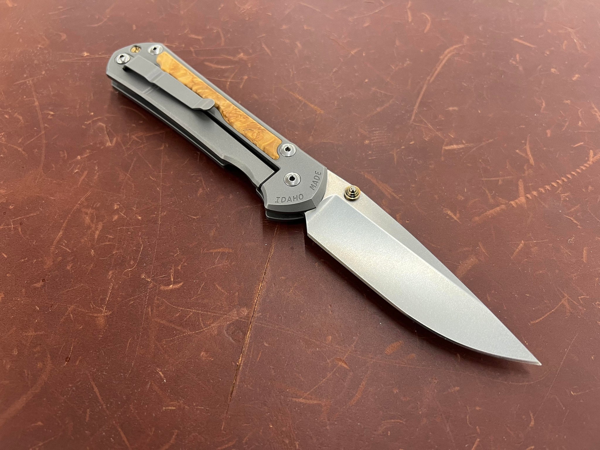 PREOWNED* CHRIS REEVE KNIVES DOUBLE LUG LARGE SEBENZA 31 BOX