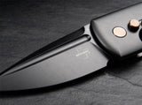 Boker Plus Harlock Mini Automatic Black Pocket Knife - 01BO392 - Gear Supply Company