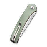 Civivi Mini Asticus Flipper Knife Natural G10 Handle (3.25" 10Cr15CoMoV Blade) - C19026B-3 - Gear Supply Company
