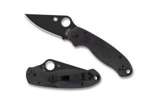 Spyderco Para 3 Compression Lock Knife Black G-10 (3" Black) C223GPBK - Gear Supply Company